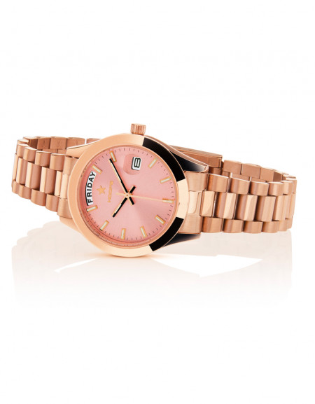Luxury Day Date Gold rosa